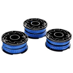 Black and Decker - Replacement Spool  Dual Line 2x6m 16mm Pack of 3 A6441 - A6441X3