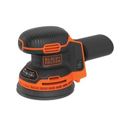 Black and Decker - 18V Lithiumion Cordless Random Orbital Sander with Dust bag and 1 Mesh sanding sheet - BDCROS18N