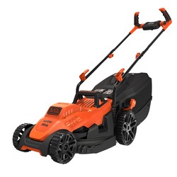Black and Decker - 34cm 1400W Mower with Ergonomic Handle Design - BEMW461BH
