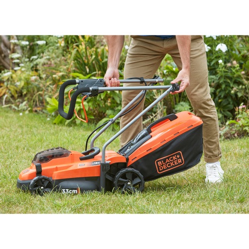 Black and Decker - 33cm Cordless 2 x 18V Compact Mower Bare Unit - BCMW3318N