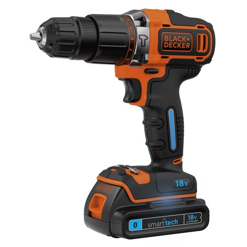 Black and Decker - 18V ltiumionos 2 fogaskerk smart tech frkalapcs 400mA tltvel s kszletdobozzal - BDCHD18KST