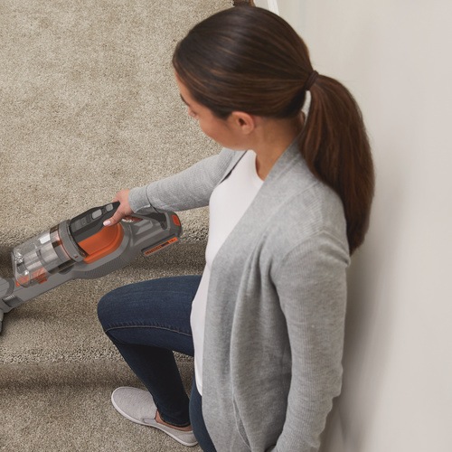Black and Decker - 18V 4in1 Cordless POWERSERIES Extreme Vacuum Cleaner Without Battery or Charger - BHFEV182B
