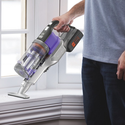Black and Decker - 36V 4in1 Cordless POWERSERIES Extreme Pet Vacuum Cleaner - BHFEV362DP