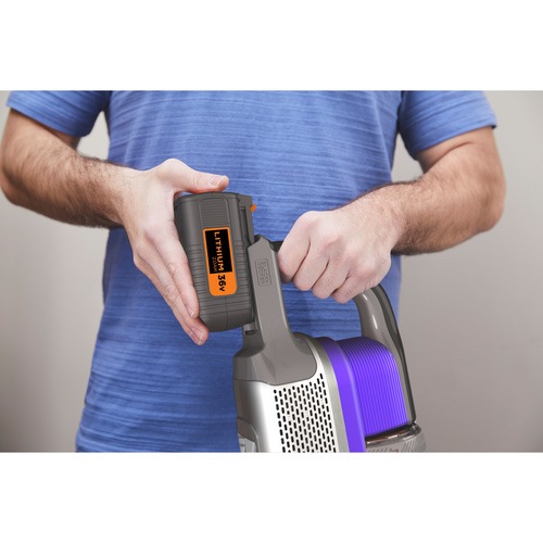 Black and Decker - 36V 4in1 Cordless POWERSERIES Extreme Pet Vacuum Cleaner - BHFEV362DP