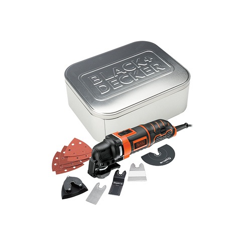 Black and Decker - 300W Elektromos oszcillcis multi szerszm 12 tartozkkal Fm ajndkdobozban - MT300AT