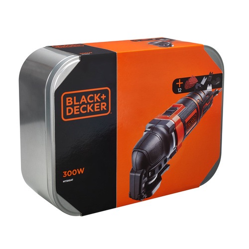 Black and Decker - 300W Elektromos oszcillcis multi szerszm 12 tartozkkal Fm ajndkdobozban - MT300AT